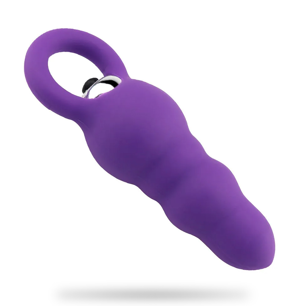 Silicone Vibrating Anal Plug Female Masturbator