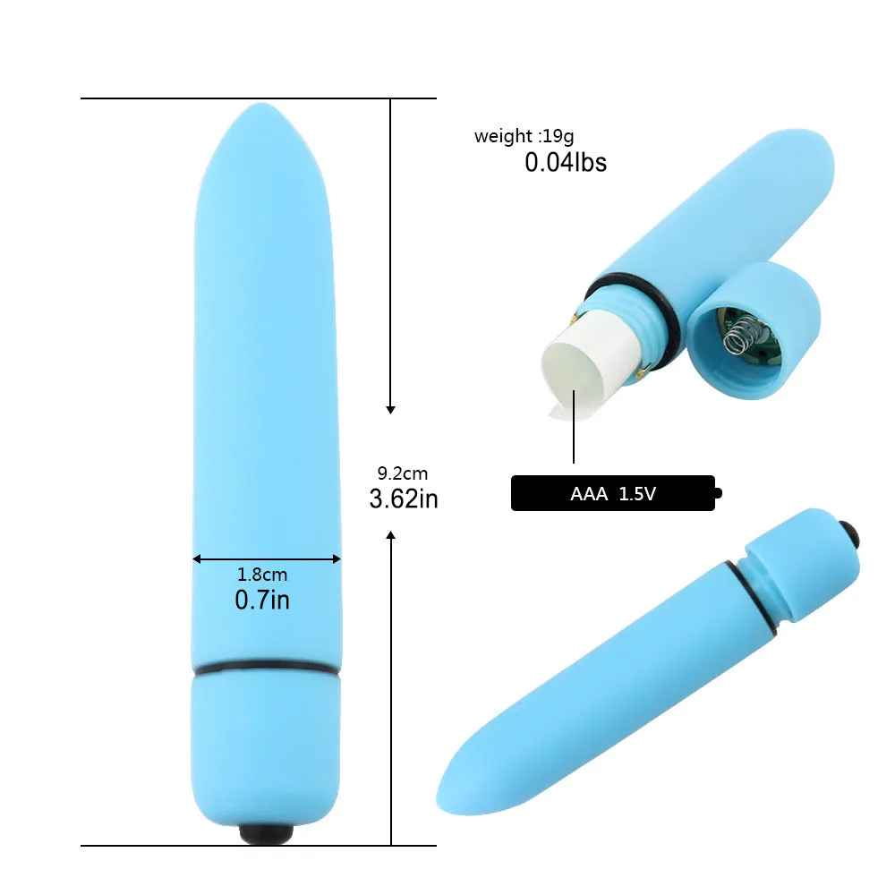 Vibrating Egg Ten-Frequency Pointed Bullet Masturbator