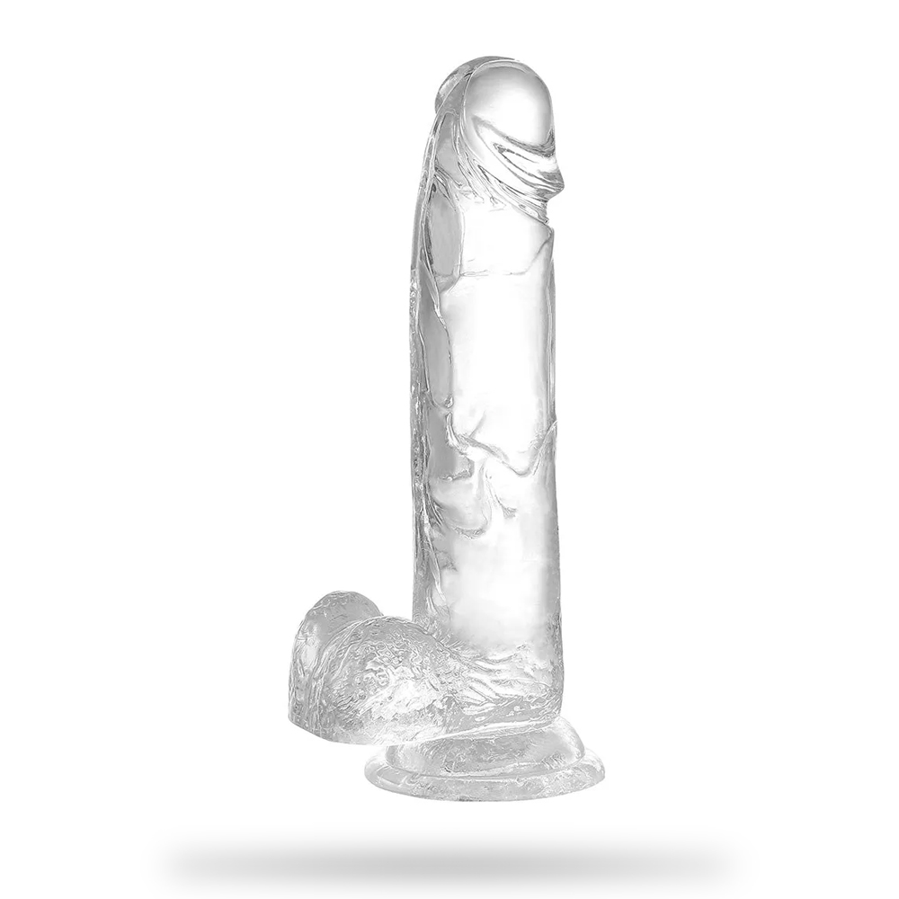 7.3 inch Transparent Dildo With Sucker