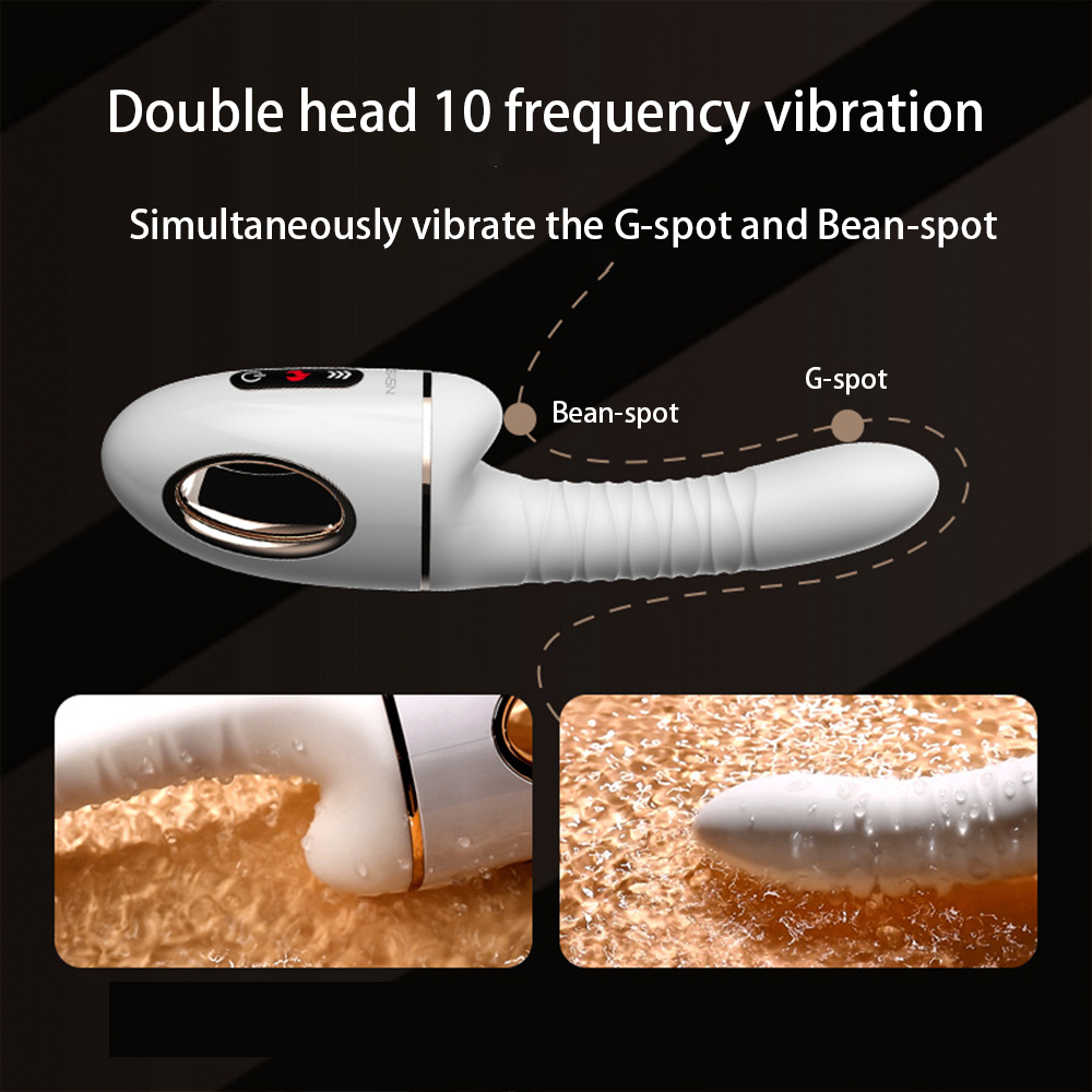 JEUSN G40 APP Connected Automatic Retractable Heated Handheld Dildo