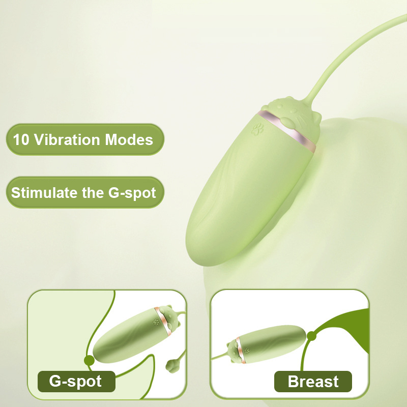 10 Frequency Vibration Wireless Remote Control Clitoris Stimulation Vibrator