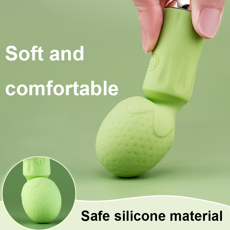 10 Frequency Vibration Mini AV Strawberry Head Vibrator