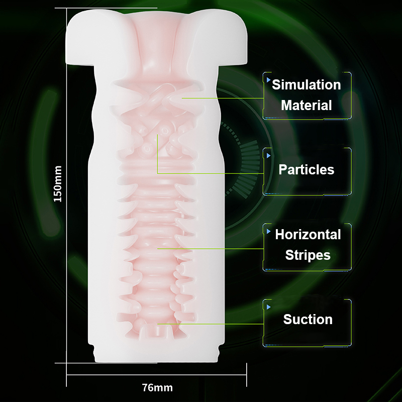 APP Intelligent Voice Interactive Retractable Heating Male Masturbator