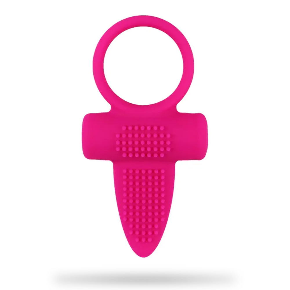 Silent Massage Waterproof Silicone Vibrator Lock Ring