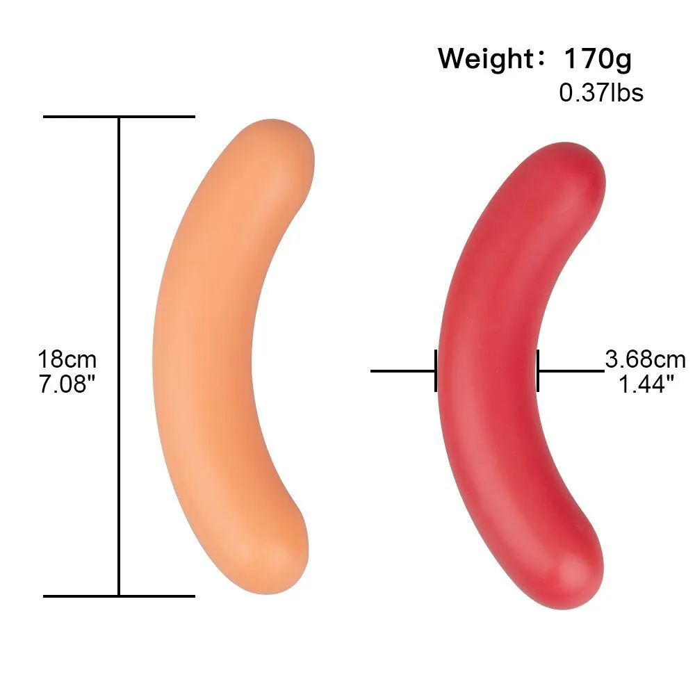 Hot Dog Double-Ended Dildo | Girl Dildo Sex Toy 7 Inch