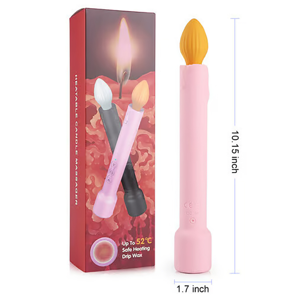 Heated Candle Vibrator Fun Stick