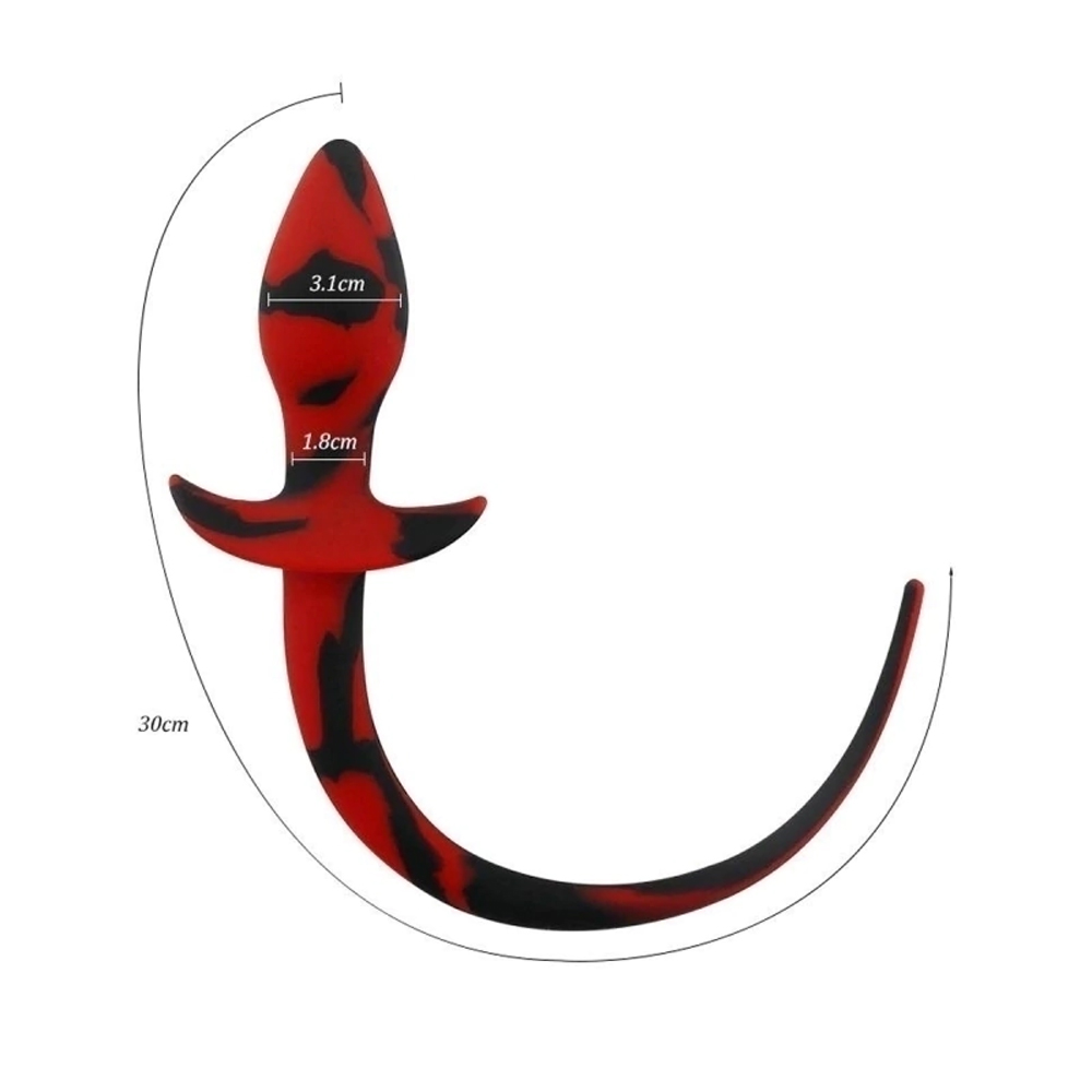 Silicone Dog Tail Fun Anal Plug