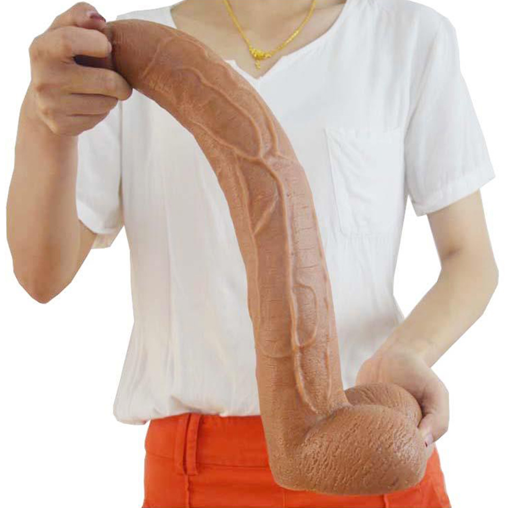 15.5 Inch Extra-Long Realistic Penis Shape Dildo