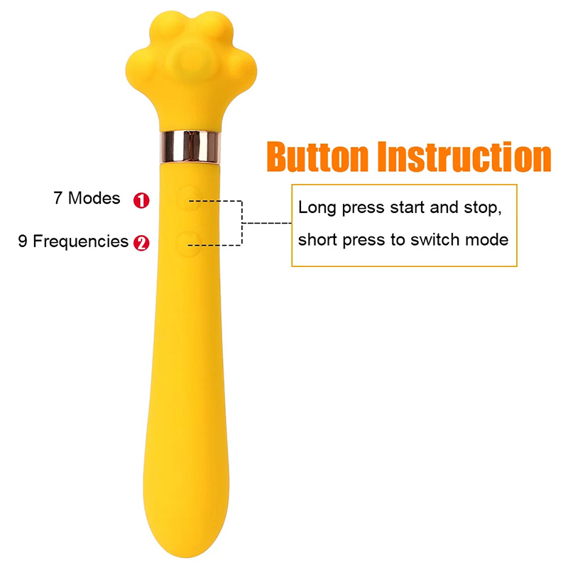 Smart Heated Vibrating Cat Paw Vibrator