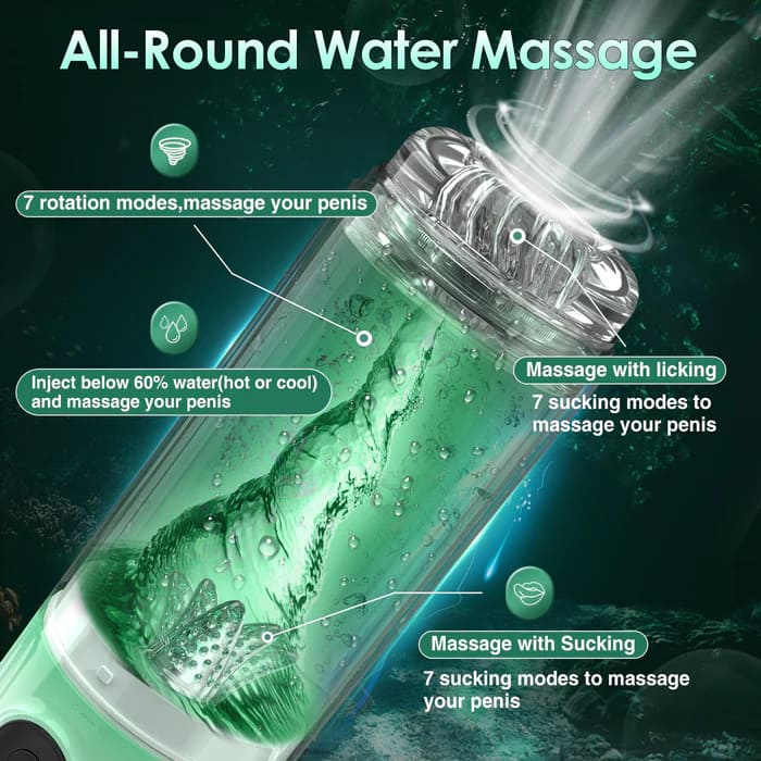 3 in 1 Penis Pump Enlargement Training Male Masturbator