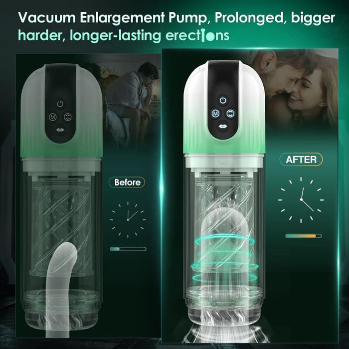 3 in 1 Penis Pump Enlargement Training Male Masturbator