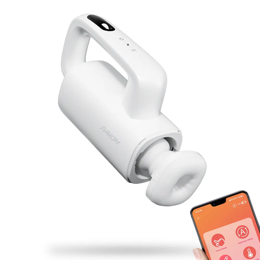 RhythmRider App Control Multi-Mode Male Masturbator Device with Heating Function