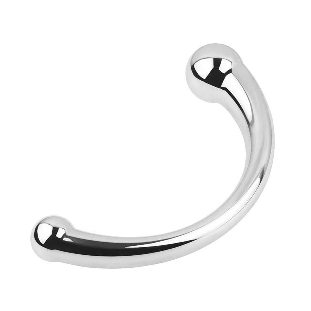 Double Ended Anal Plug Prostate Rod Stainless Steel Dual G-Spot Massage End Dildo Anal Plug