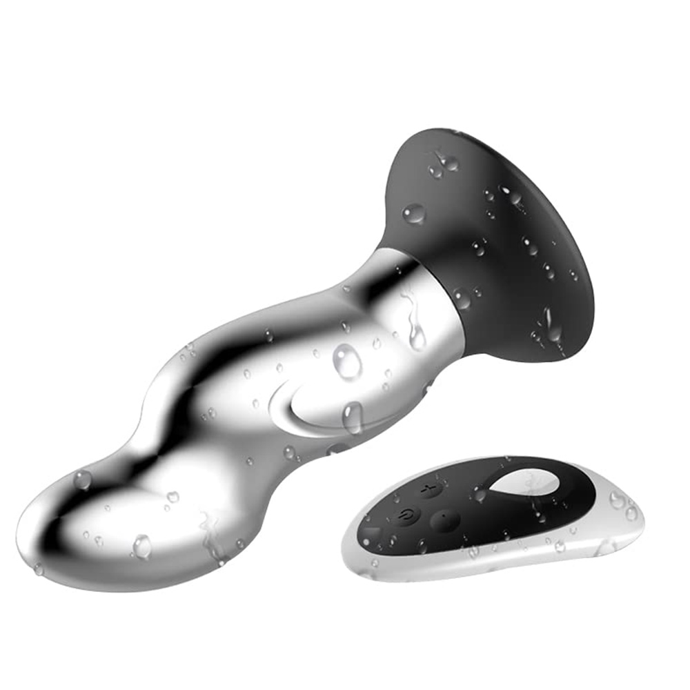 Aluminum Alloy Silicone Waterproof Trainer Set Automatic Remote Control Anal Plug