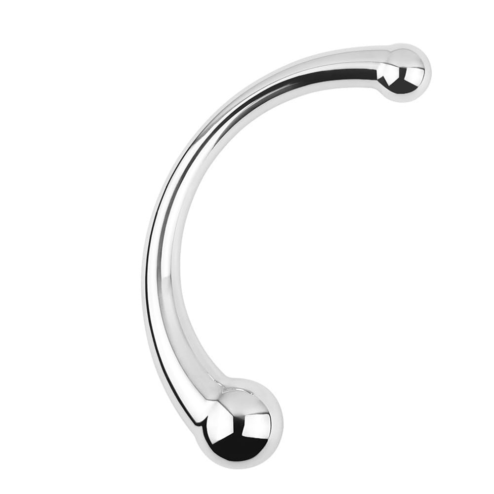 Double Ended Anal Plug Prostate Rod Stainless Steel Dual G-Spot Massage End Dildo Anal Plug