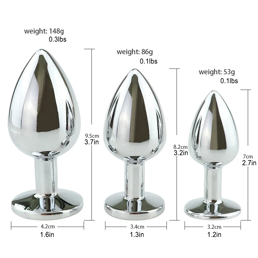 Metal & Stainless Steel Anal Plug