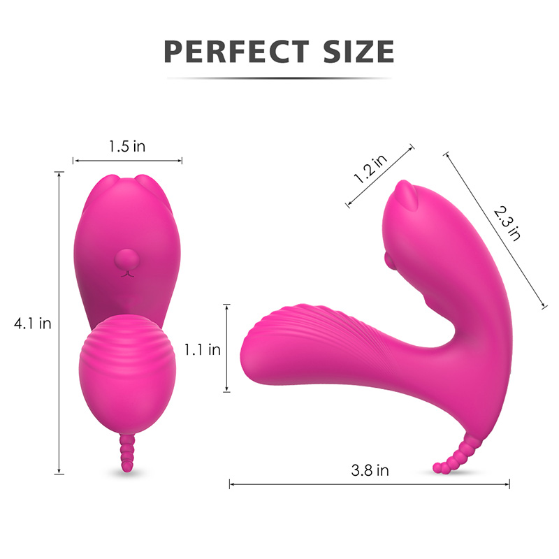 G-Spot Clitoris Wearable Silicone Wireless Remote Control Vibrator