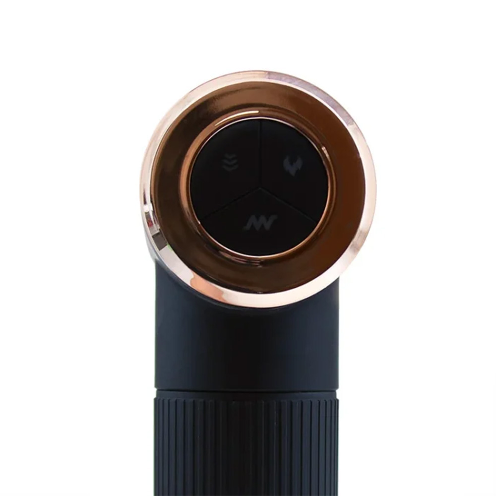 7-Frequency Telescopic Vibration Heated Female Masturbation Pistol Dildo