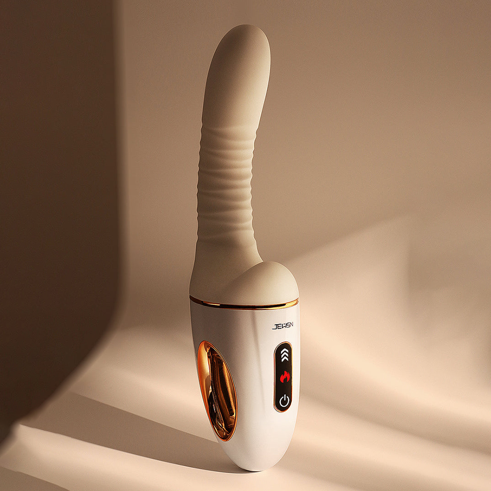 JEUSN G40 APP Connected Automatic Retractable Heated Handheld Dildo