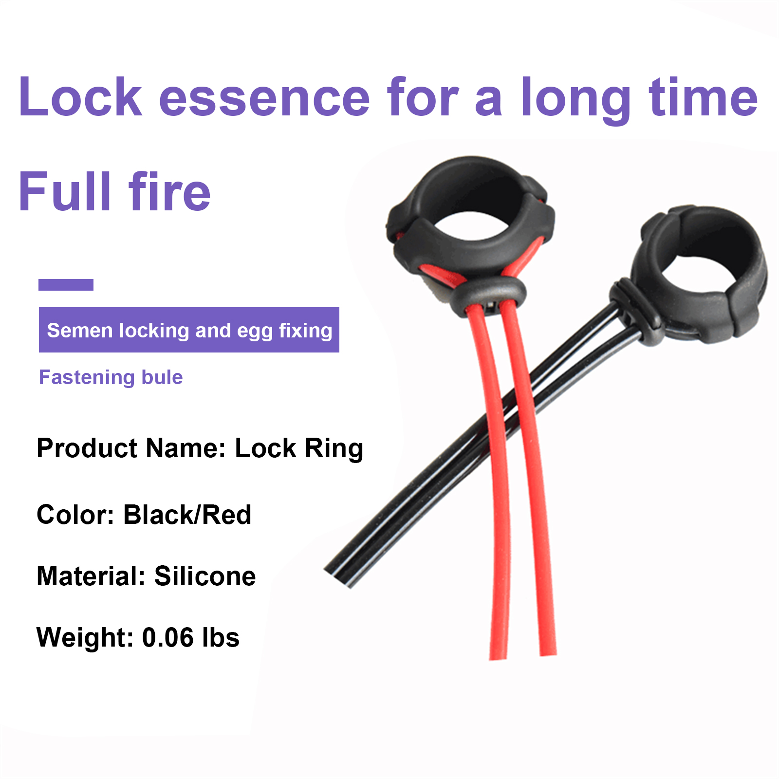 Adjustable Lock Ring Long-Lasting Time Delay