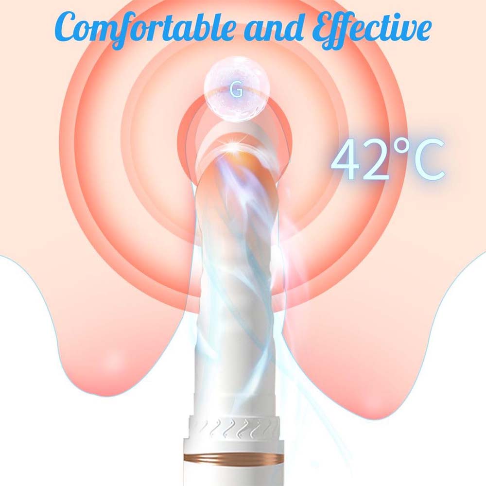 3-Frequency Automatic Telescopic Vibration Smart Heated Dildo