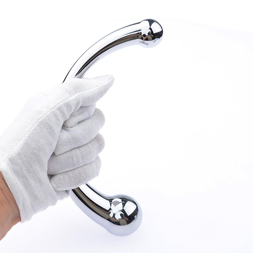 Double Ended Anal Plug Prostate Rod Stainless Steel Dual G-Spot Massage End Dildo Anal Plug