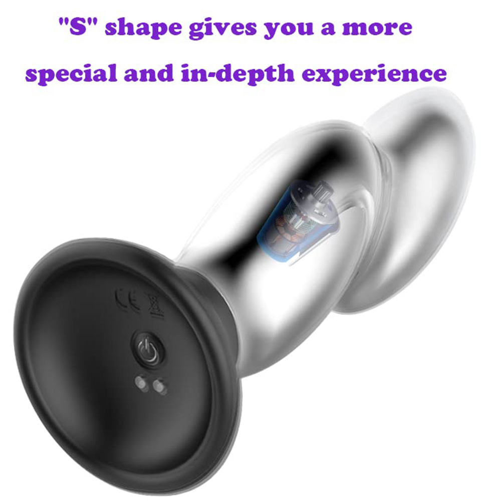 Aluminum Alloy Silicone Waterproof Trainer Set Automatic Remote Control Anal Plug