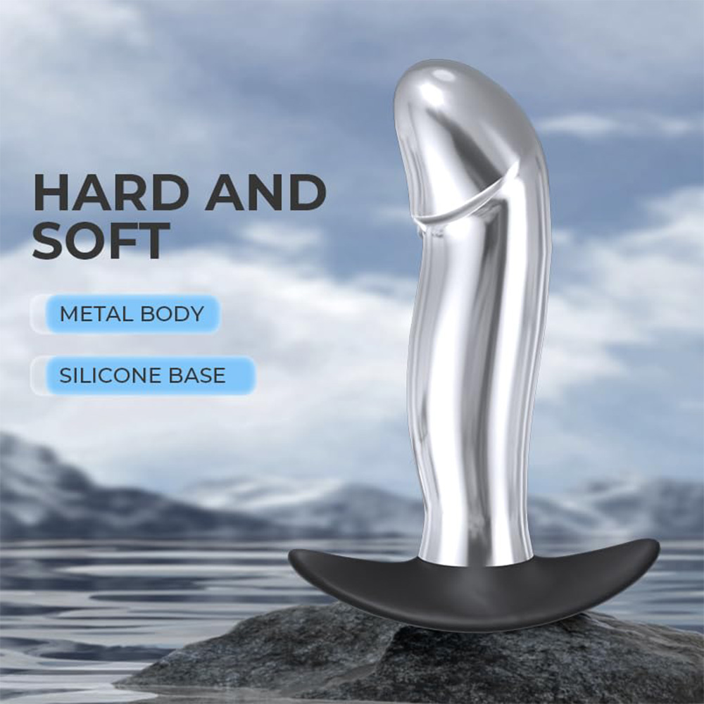 10 Vibration Modes Metal Anal Vibrator Butt Plug