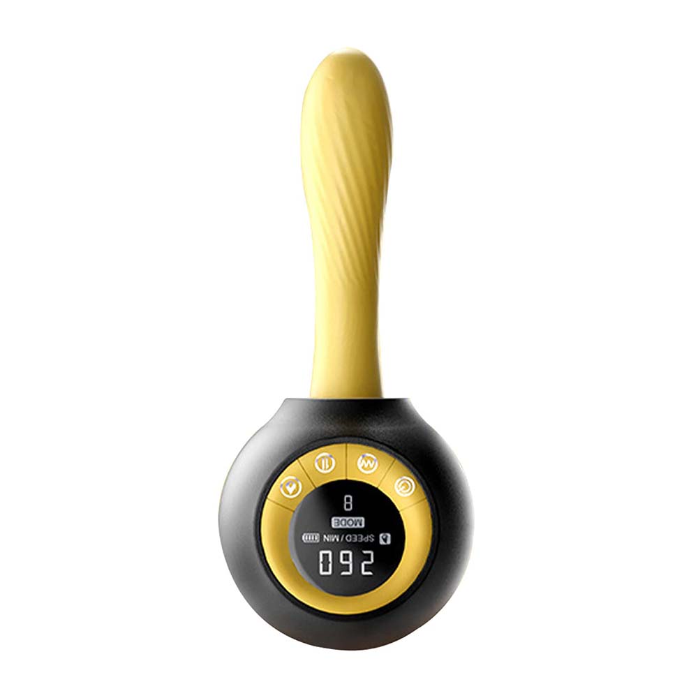 Wireless Remote Control Heated Thrust Vibrator Auto Retractable Realistic Dildo