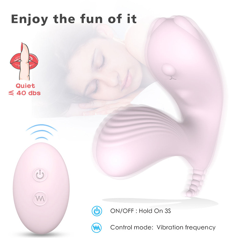 G-Spot Clitoris Wearable Silicone Wireless Remote Control Vibrator