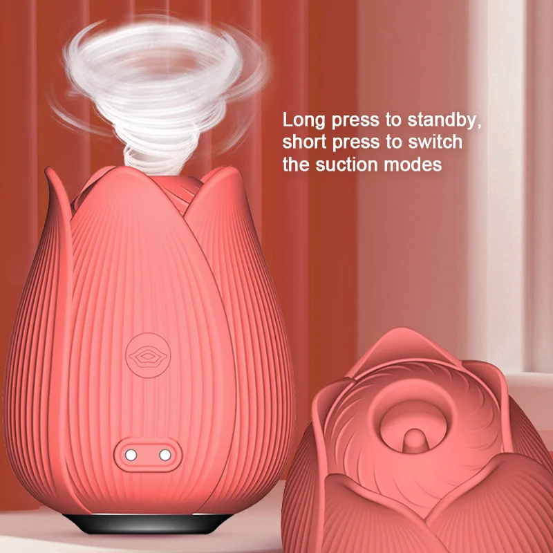 7 Modes Sucking & Vibrating Rose Vibrator Vibrating Suction for Women