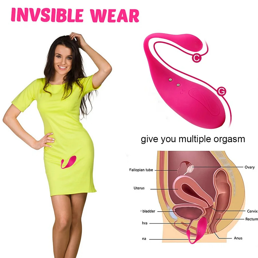 12 Frequency Vibration Wireless Remote Control Jumping Egg