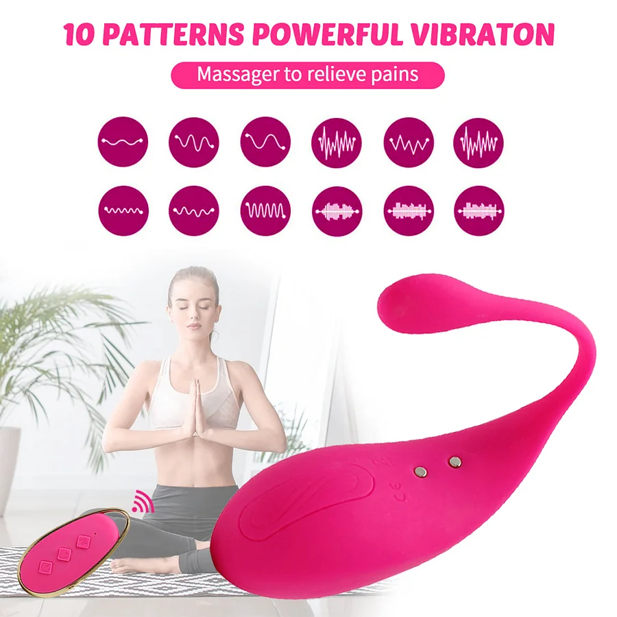 12 Frequency Vibration Wireless Remote Control Jumping Egg