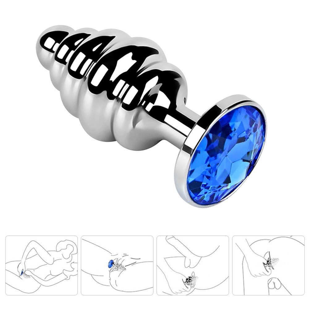 Stainless Steel Metal Anal Anal Threaded Anal Plug