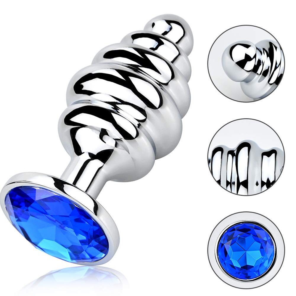 Stainless Steel Metal Anal Anal Threaded Anal Plug