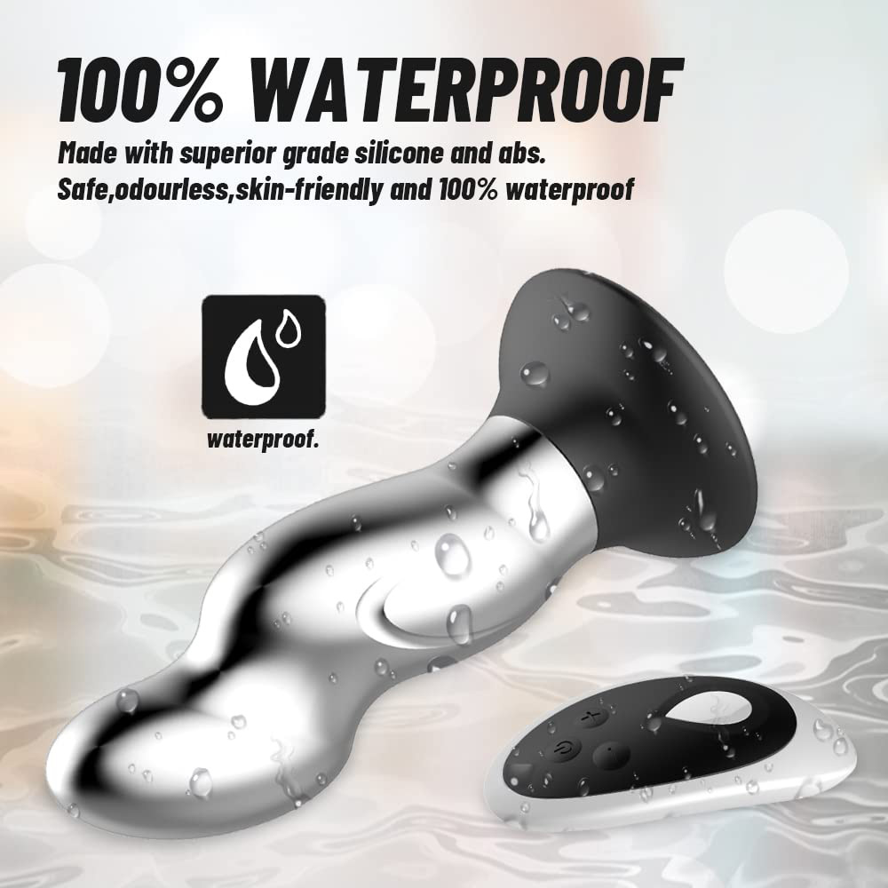 Aluminum Alloy Silicone Waterproof Trainer Set Automatic Remote Control Anal Plug