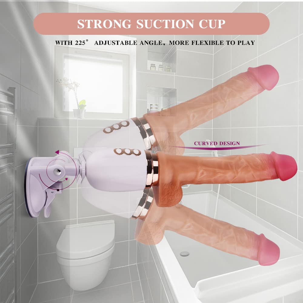 10 Telescopic Modes Realistic G-Spot Vibrator Dildo
