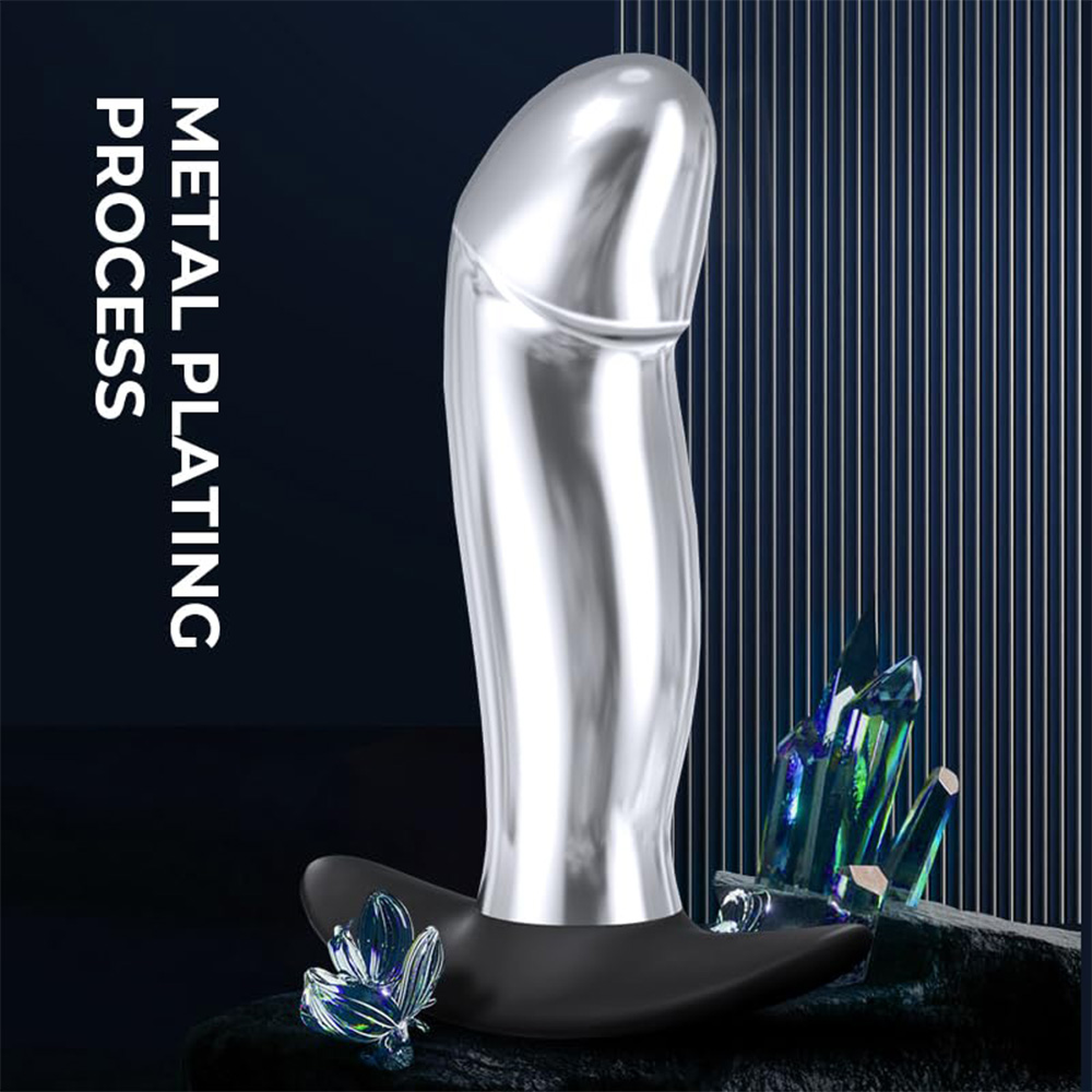 10 Vibration Modes Metal Anal Vibrator Butt Plug