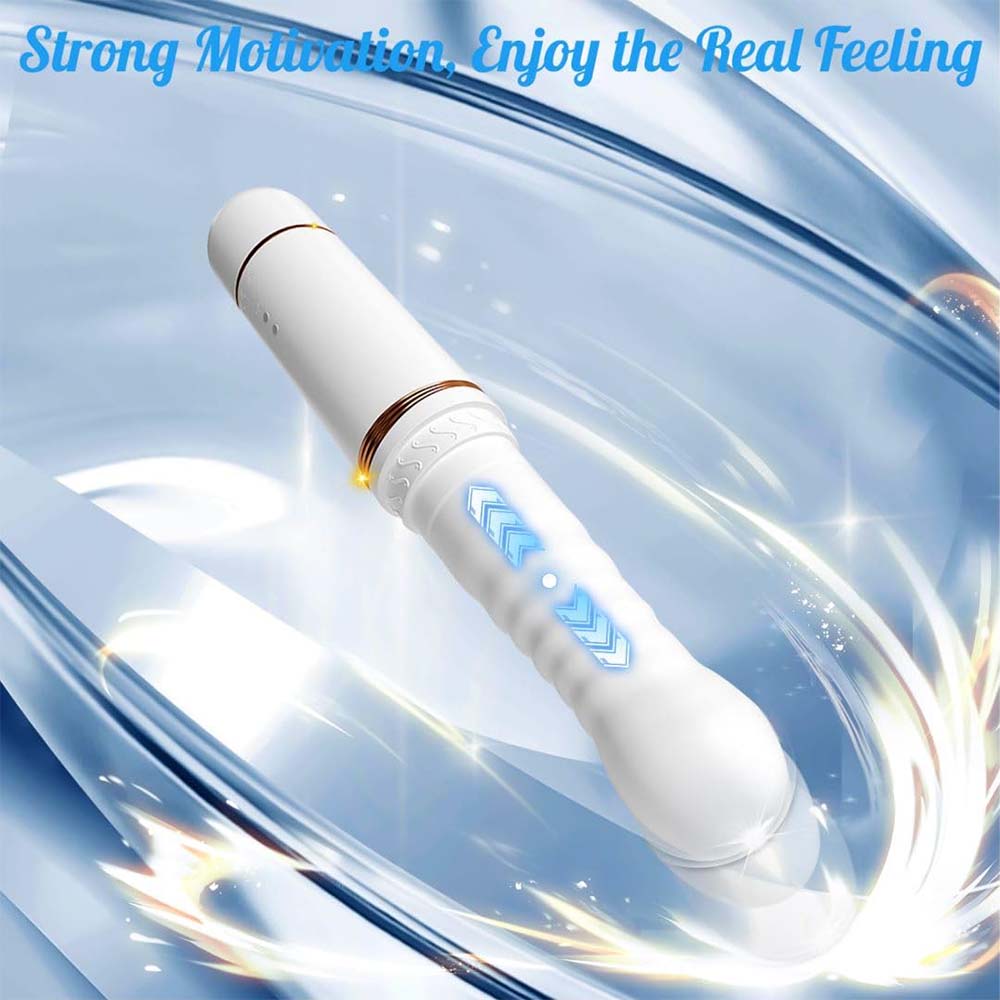 3-Frequency Automatic Telescopic Vibration Smart Heated Dildo