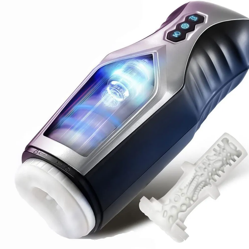 Batman Fully Automatic 7 Thrust & Vibration Modes Male Masturbator