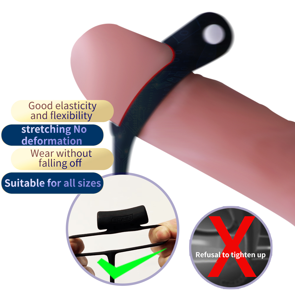 Penis Trainer Vibrating Semen Locking Ring