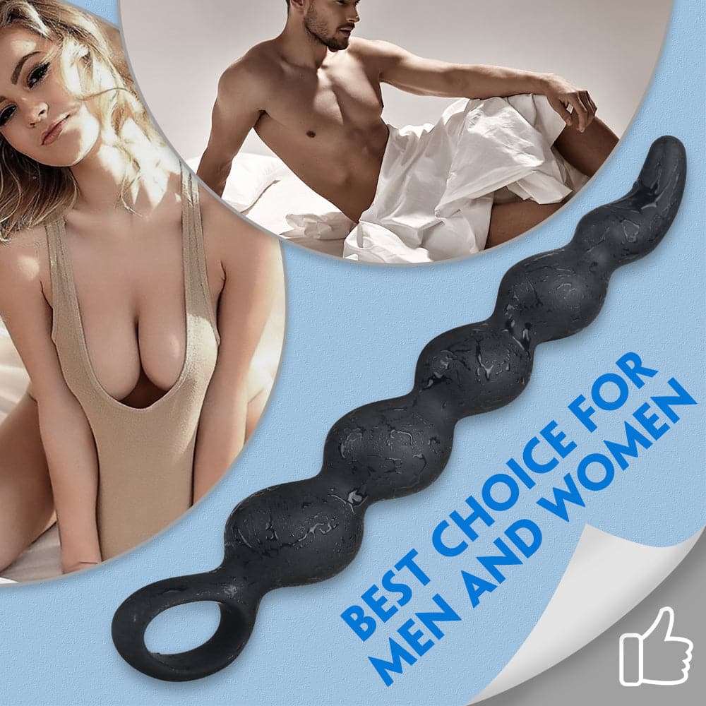 Extra Llong Vibrating Bead Butt Plug