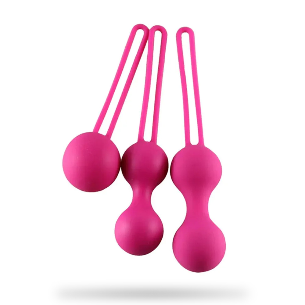 3-Pack Silicone Vaginal Tightening Balls