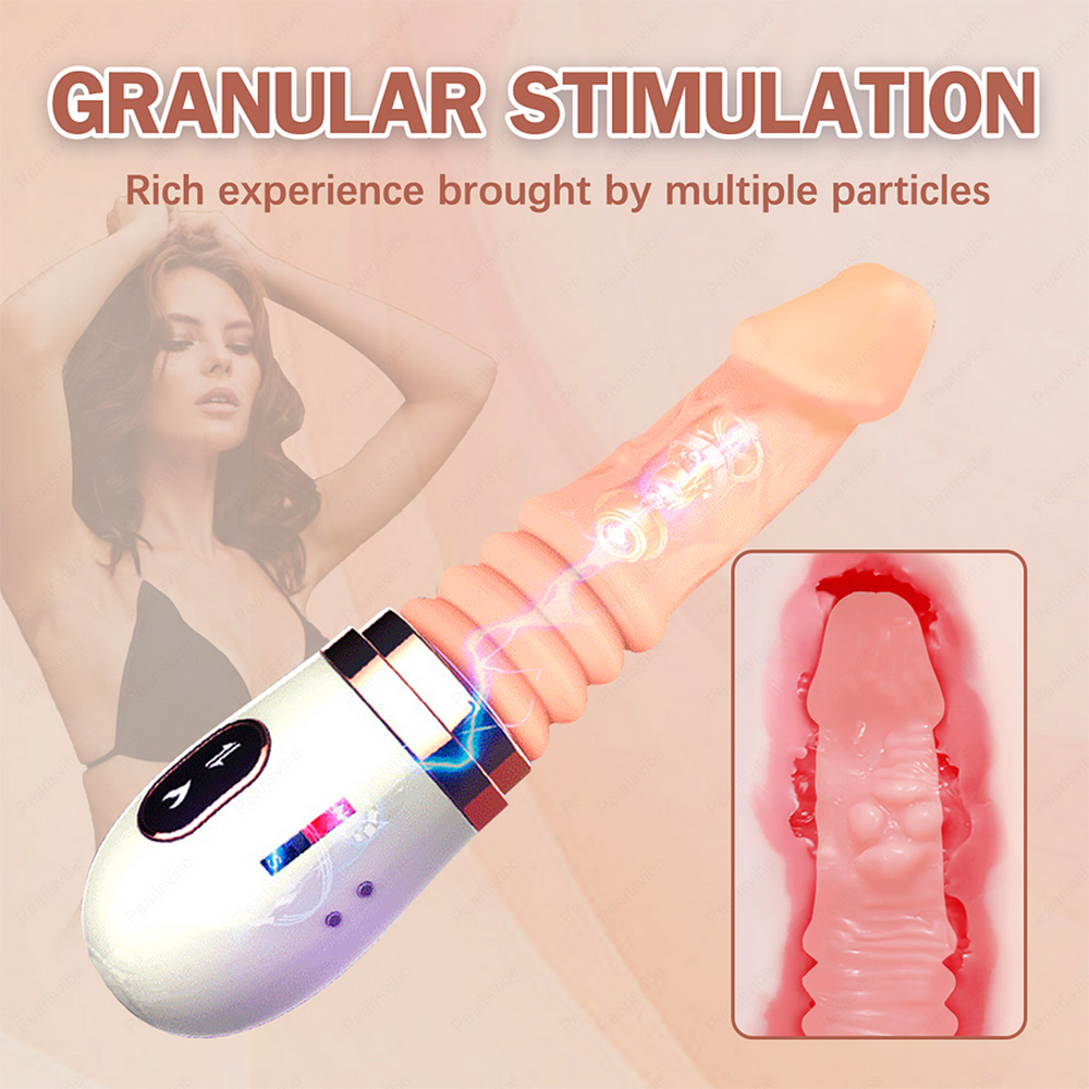 Remote Control Automatic 7-Frequency Telescopic Vibration Intelligent Heating Dildo