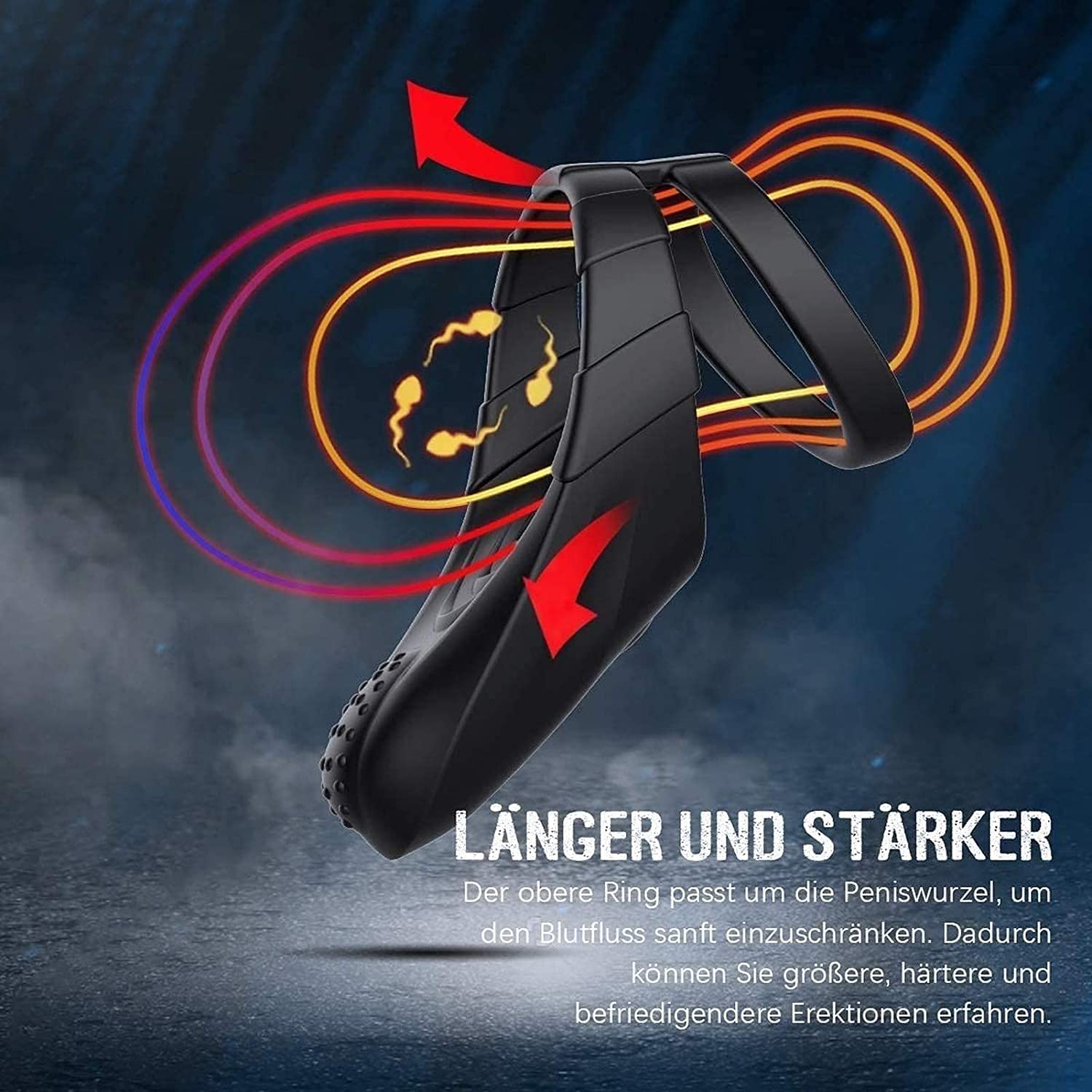 Electric Remote Control Lock Ring Vibrating