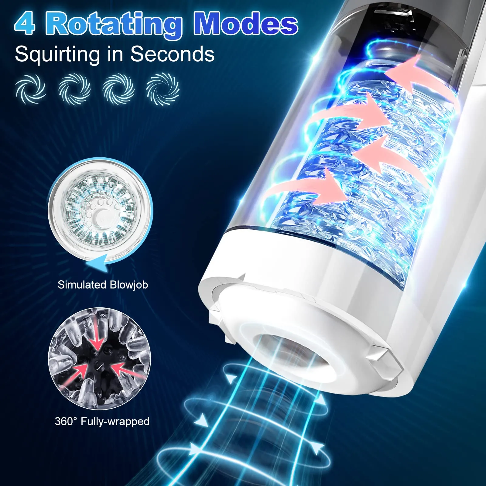 Rocket VII-Automatic Rotary Thrust Male Masturbator