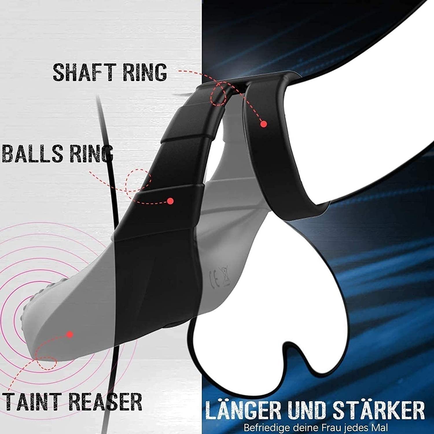 Electric Remote Control Lock Ring Vibrating