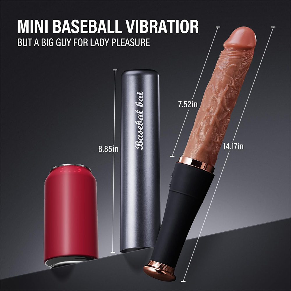 10 Vibrating & Thrusting Heating Telescopic Realistic Dildos
