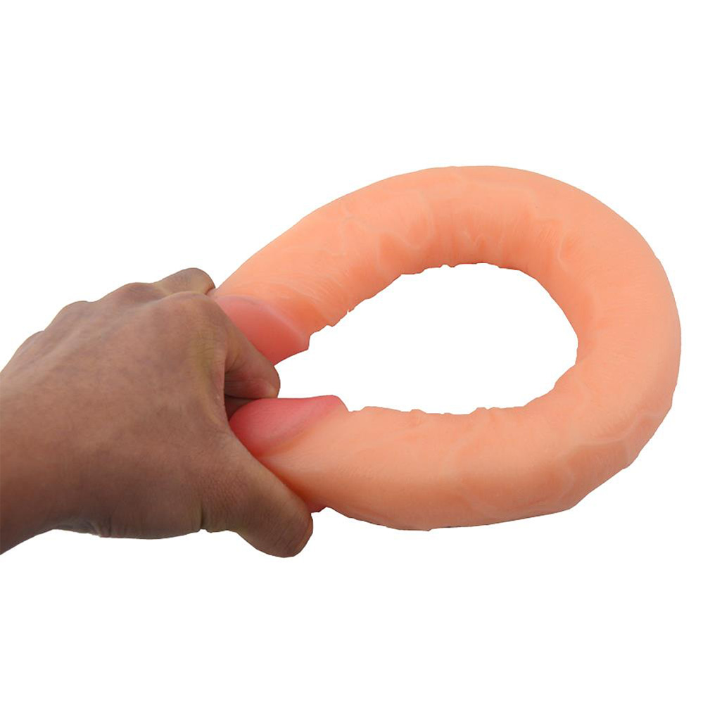 Double-Headed Artificial Anal Plug Masturbator Dildo