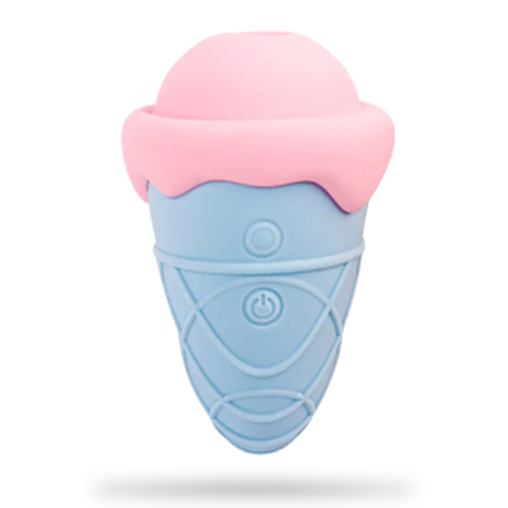 10 Frequency Cone Vibrator Tongue Lick Sucking Nipple Vibrator